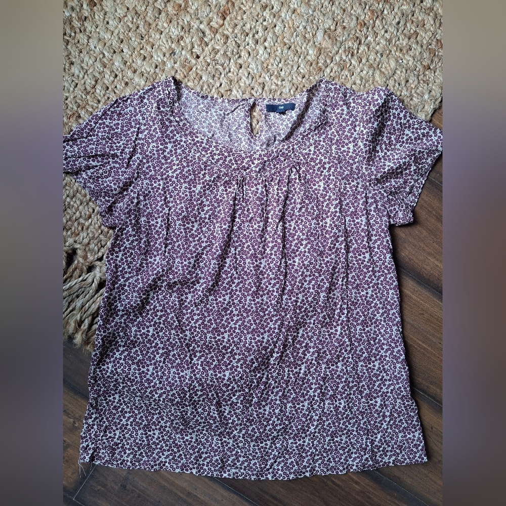 Gap floral blouse